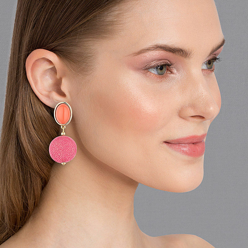 Scoene pinkfarbene Ohrringe von AmuseToi